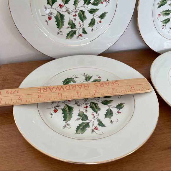 Set of 4 Accent/Salad/Dessert plates - Picture 9 of 9